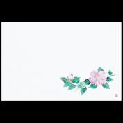 38cm上質紙マット　山茶花(さざんか)(10～2月)