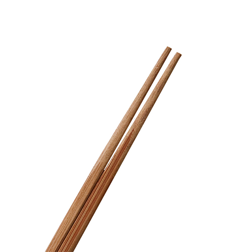 竹24cm炭化角箸(アート紙帯巻)