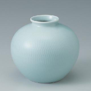 青磁丸花瓶(Z739)