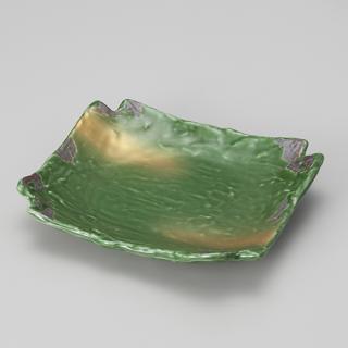 緑寿焼皿