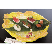 円山川(黄)葉型盛り皿 4