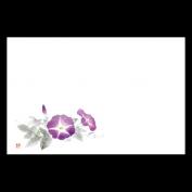 38cm上質紙マット　紫朝顔 (7、8月)