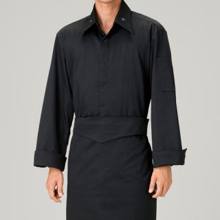 コックコート長袖　黒