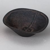 金結晶市松彫三角3.8寸小鉢(Z1205)