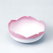 桜小鉢　白ピンクぼかし