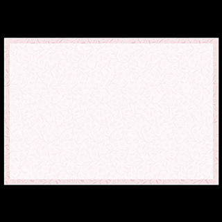 38cm上質紙マット  渕付小花 ピンク