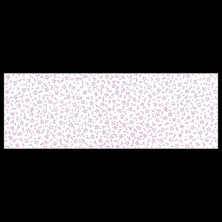 上質紙13cm長角マット  紫小花
